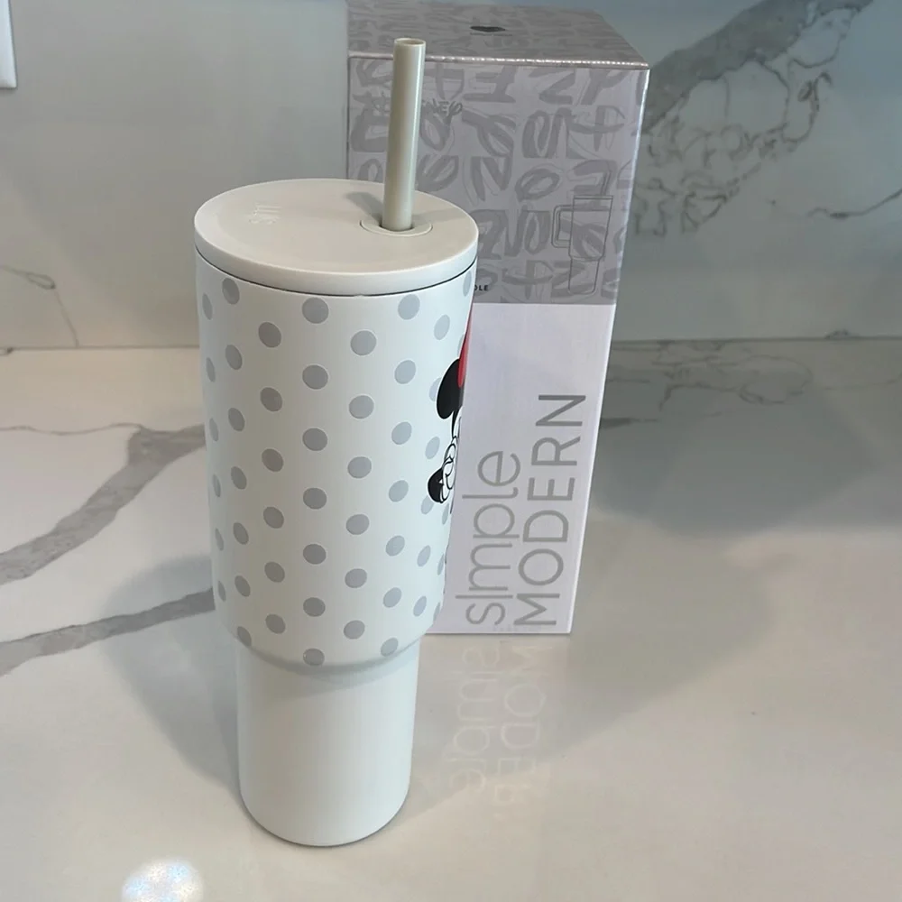Simple Modern - DISNEY MINNIE MOUSE LOVE - Rare 40 oz Trek Tumbler - NWT!